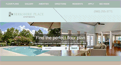 Desktop Screenshot of berkshireplaceapartments.com